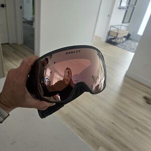 Oakley Ski Goggles Fly Tracler L with Pink Lens